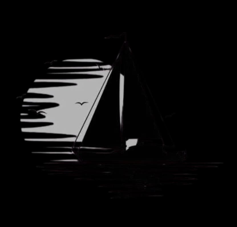 Traditional Zanzibari dhow illustration