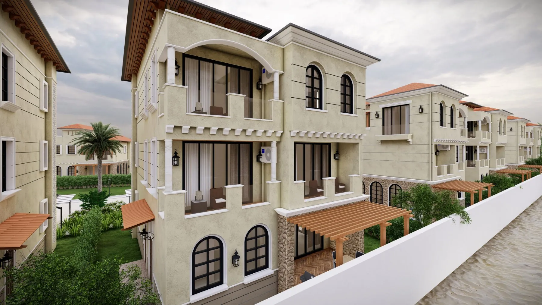 Villa Frontage